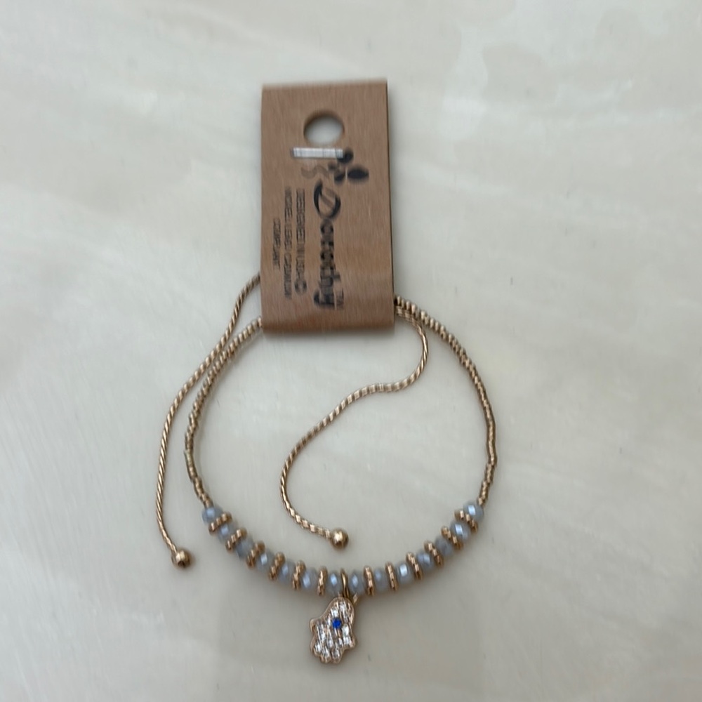 Gold and Silver Minimalist Bracelet with Adjustable Closure